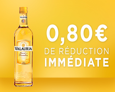 Bon de réduction Valauria - 0,80 € De Réduction Immédiate